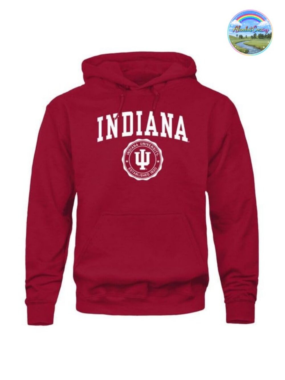 Unisex Cotton/Poly Blend Hooded Sweatshirt with Heritage Logo